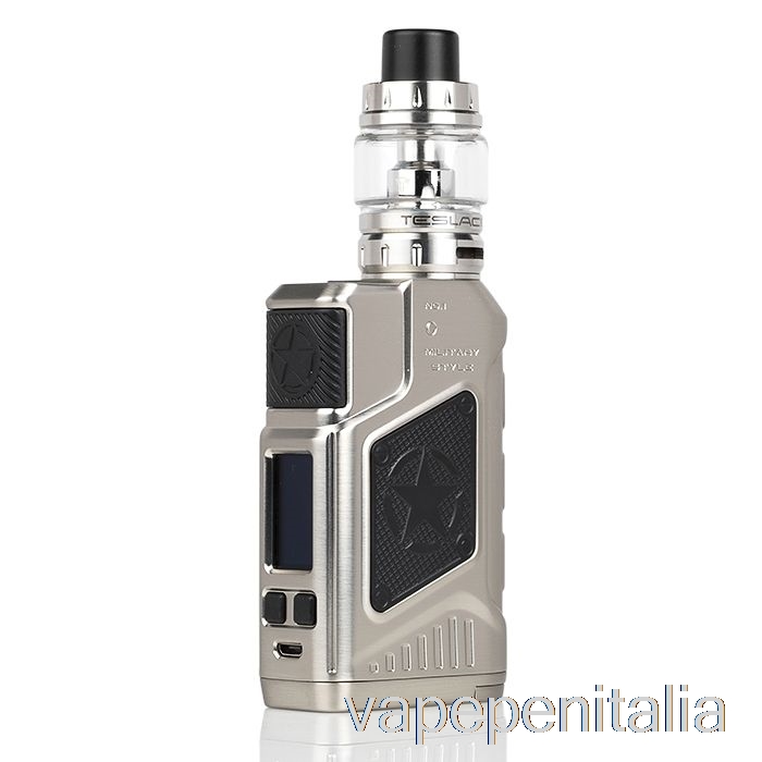 Penna Vape Teslacigs P226 220w Tc Starter Kit Argento